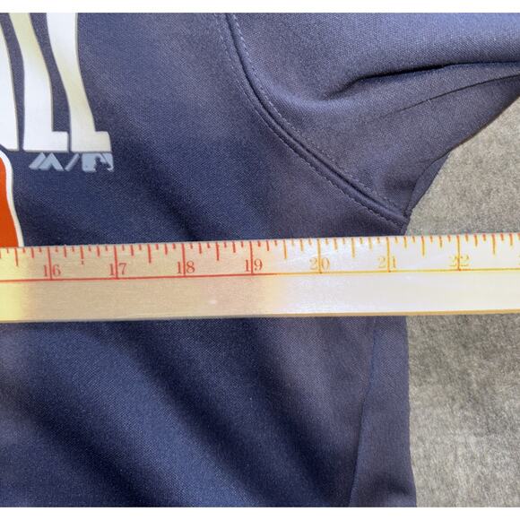 Majestic Detroit Tigers Authentic Collection Pullover Hoodie Medium 1/4 Zip - Picture 4 of 8